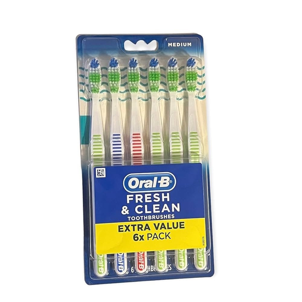 ORAL-B FRESH AND CLEAN DİŞ FIRÇASI ASORTİ ORTA 6'LI