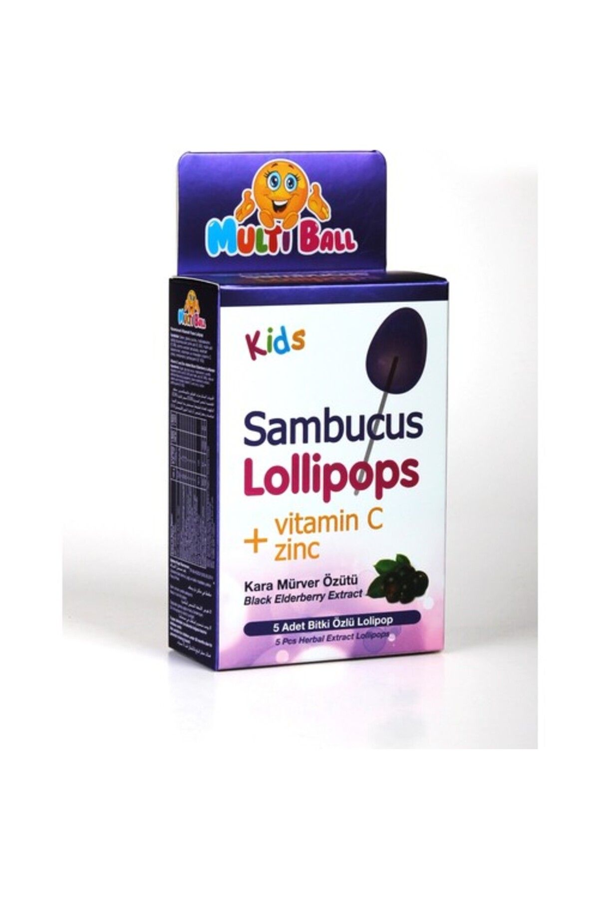 MULTİBALL KİDS SAMBUCUS LOLİPOP 7Lİ