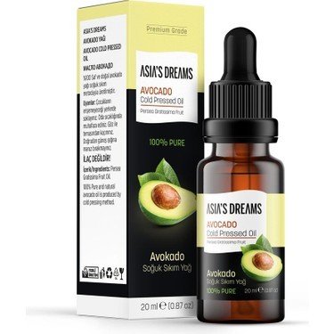 ASİAS DREAMS AVOCADO YAĞI 20 ML