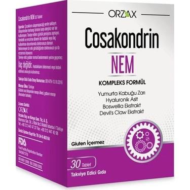 ORZAX COSAKONDRİN NEM 30 TABLET