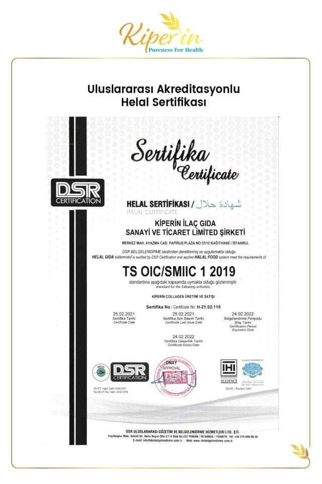 KIPERIN COLLAGEN TOZ 50 GÜNLÜK 500 GR