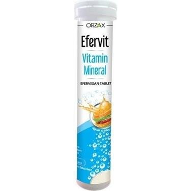 ORZAX EFERVİT MULTİVİTAMİN 20 EFERVESAN TABLET