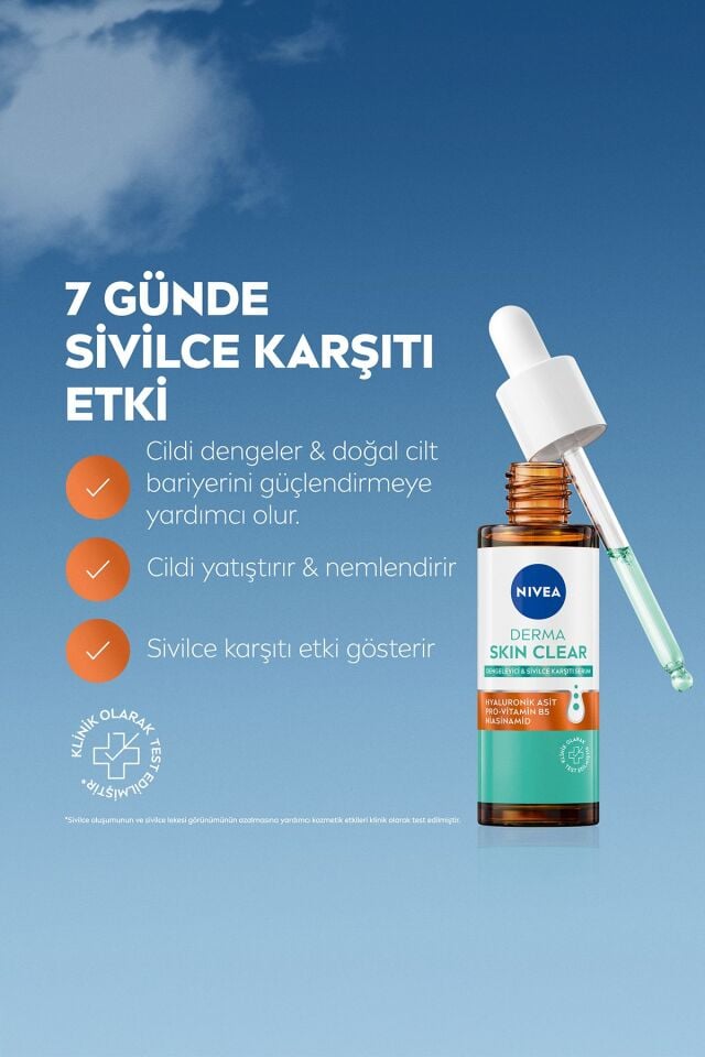 NIVEA DERMA SKİN CLEAR SİVİLCE KARŞITI SERUM 30 ML