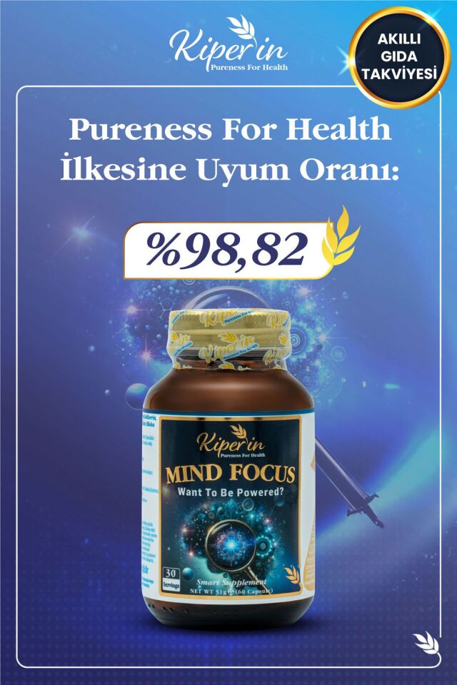 KİPERİN MİND FOCUS GIDA TAKVİYESİ 60 KAPSÜL