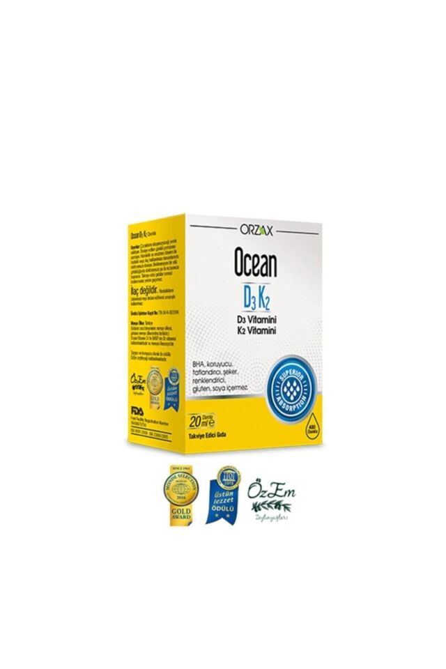 OCEAN D3K2 DAMLA 20 ML - ESKİ AMBALAJ