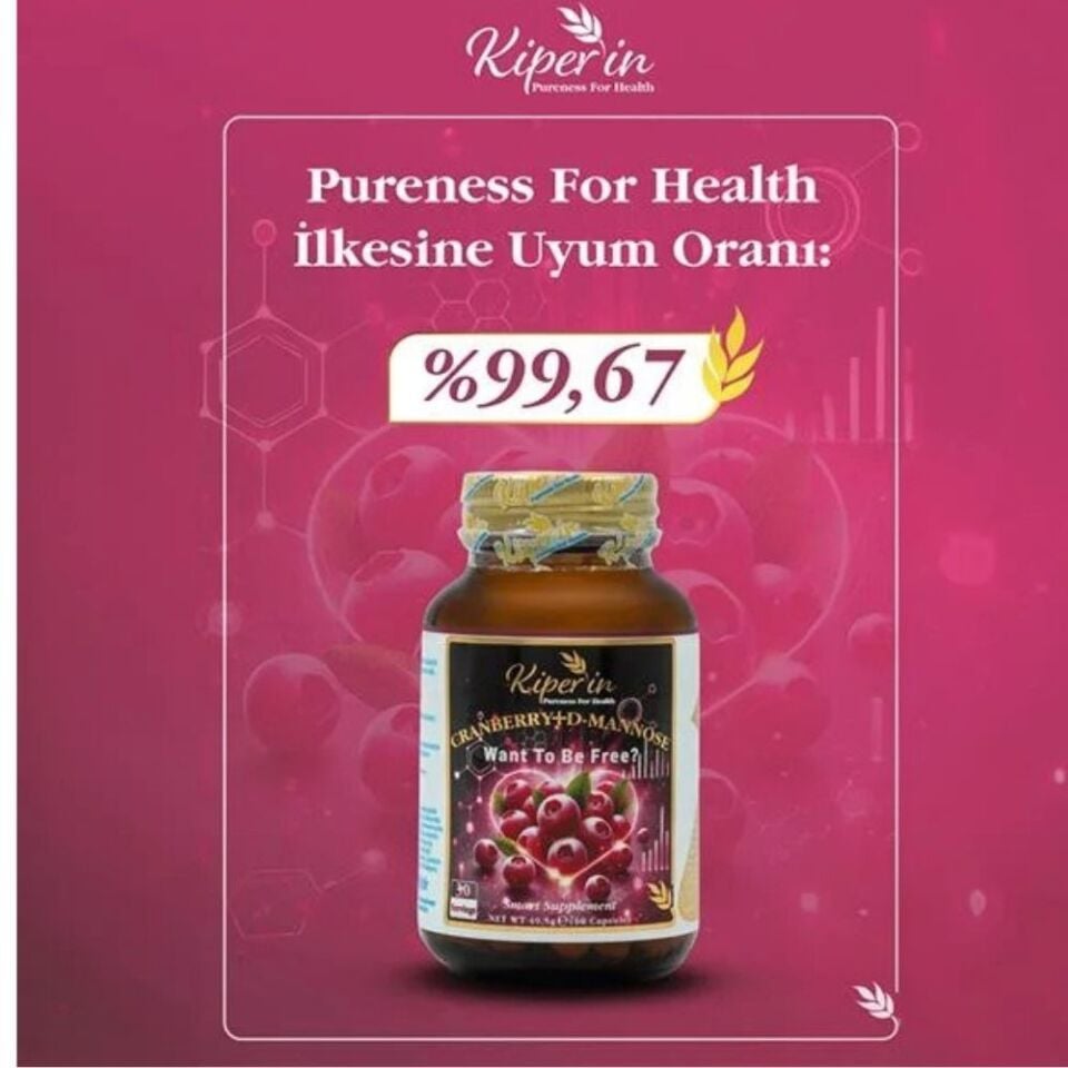 KİPERİN CRANBERRY D-MANNOZ 60 KAPSÜL