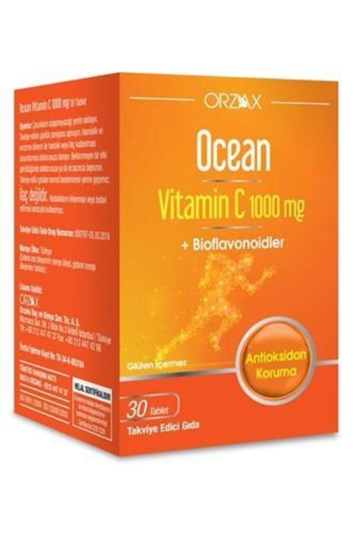 OCEAN VİTAMİN C 1000 MG 30 TABLET
