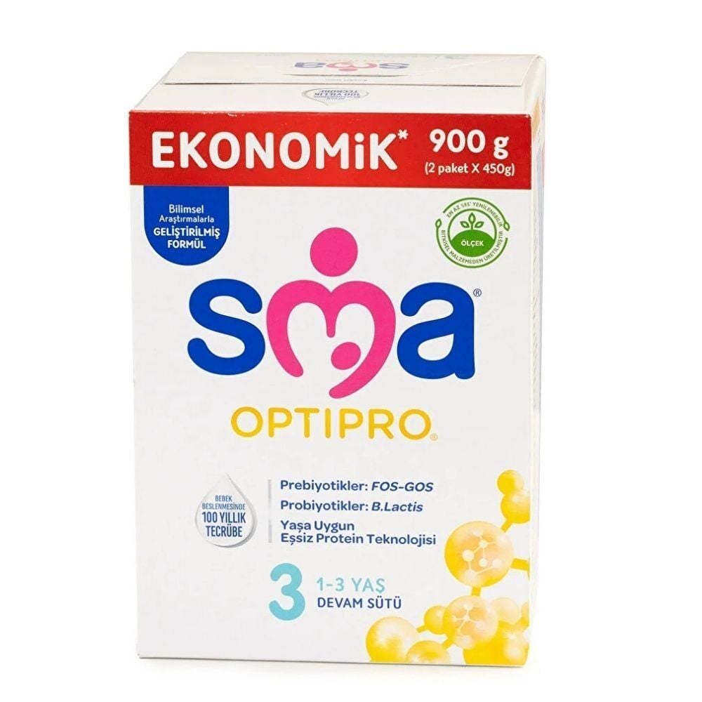 SMA OPTİPRO 3 PROBİYOTİK BEBEK SÜTÜ 900 GR