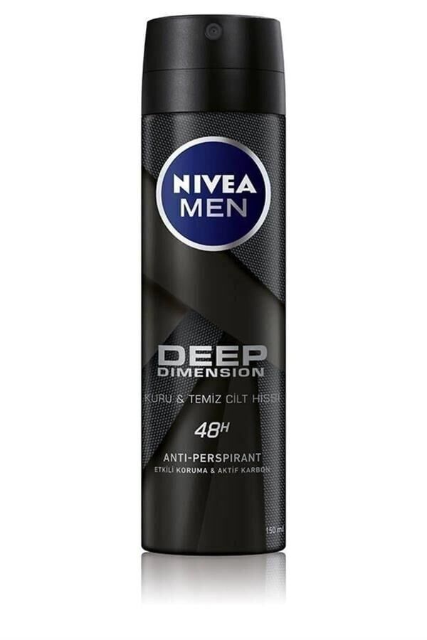 NİVEA DEODORANT ERKEK DEEP BLAK CARBON 150 ML