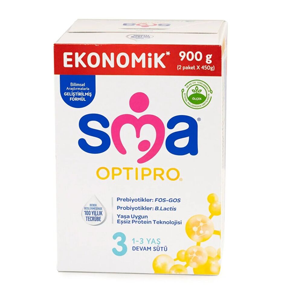 SMA OPTİPRO 3 PROBİYOTİK BEBEK SÜTÜ 900 GR