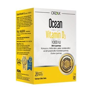 OCEAN VİTAMİN D3 1000 IU SPREY 20 ML