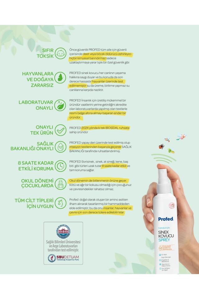 PROFED SİNEK KOVUCU SPREY 75 ML