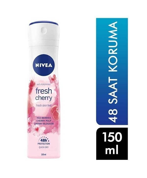 NİVEA DEODORANT FRESH CHERRY 150 ML