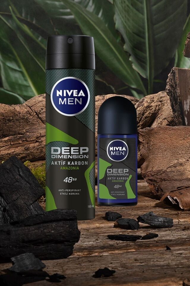 NİVEA ROLL-ON DEEP AMAZONİA FOR MEN 50 ML