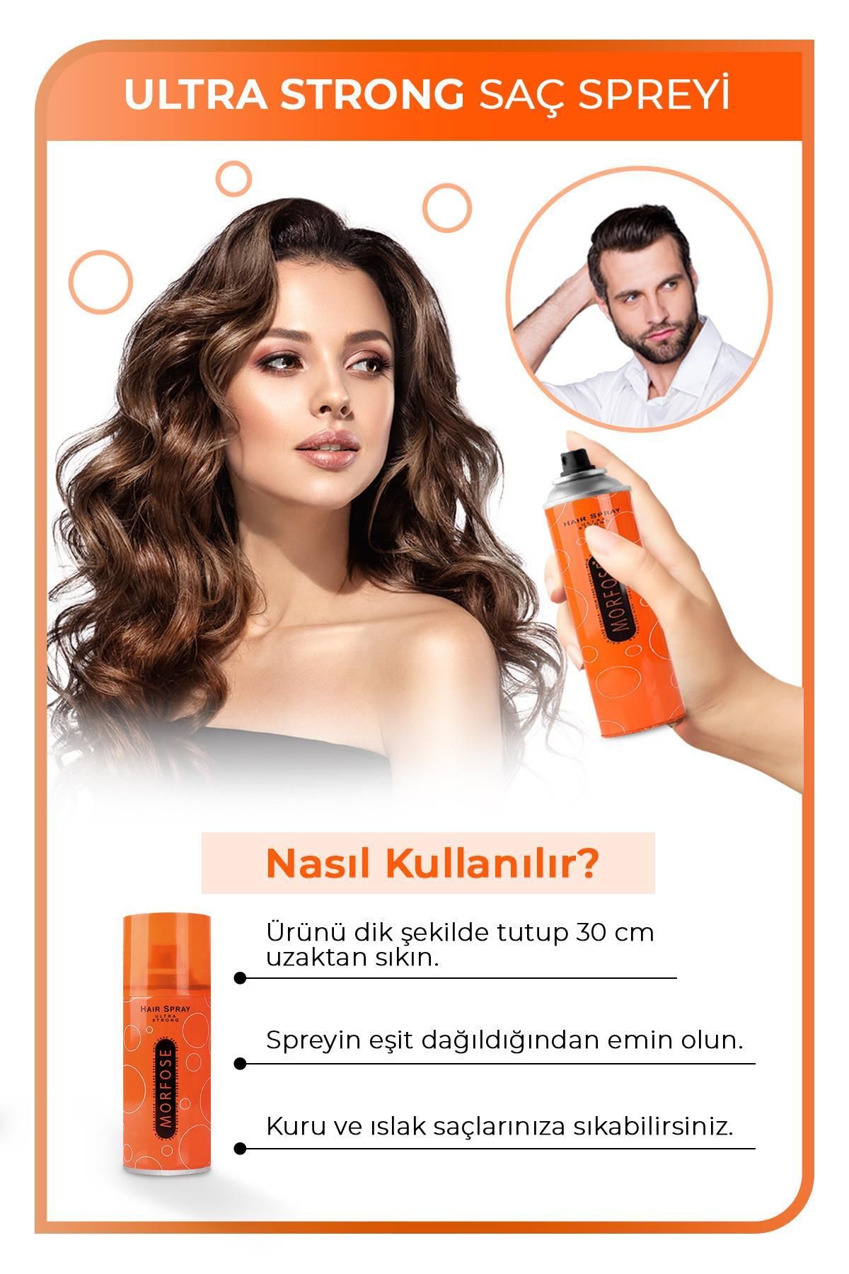 MORFOSE ULTRA STRONG SAÇ SPREYİ 75 ML