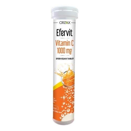 EFERVİT VİTAMİN C 1000 MG 20 EFERVESAN TABLET