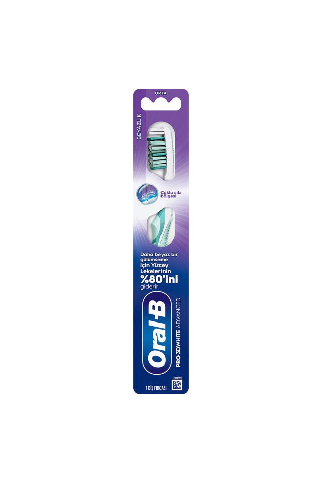 ORAL-B PRO-3DWHİTE ADVANCED BEYAZLIK DİŞ FIRÇASI - ORTA