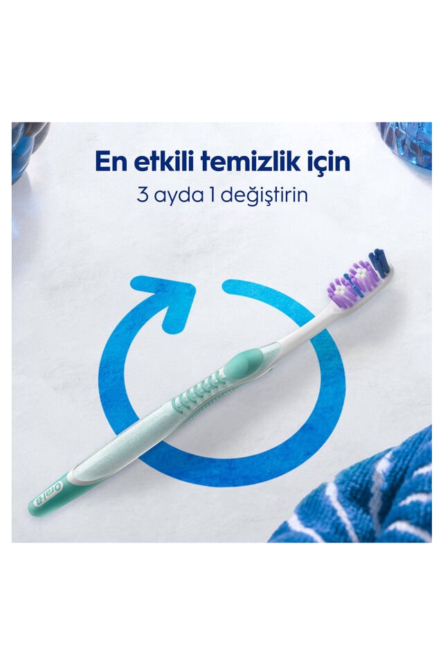 ORAL-B PRO-3DWHİTE ADVANCED BEYAZLIK DİŞ FIRÇASI - ORTA