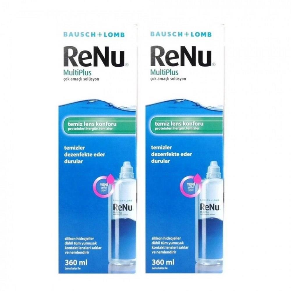 RENU MULTİPLUS LENS SOLÜSYONU 360 ML - İKİLİ KOFRE