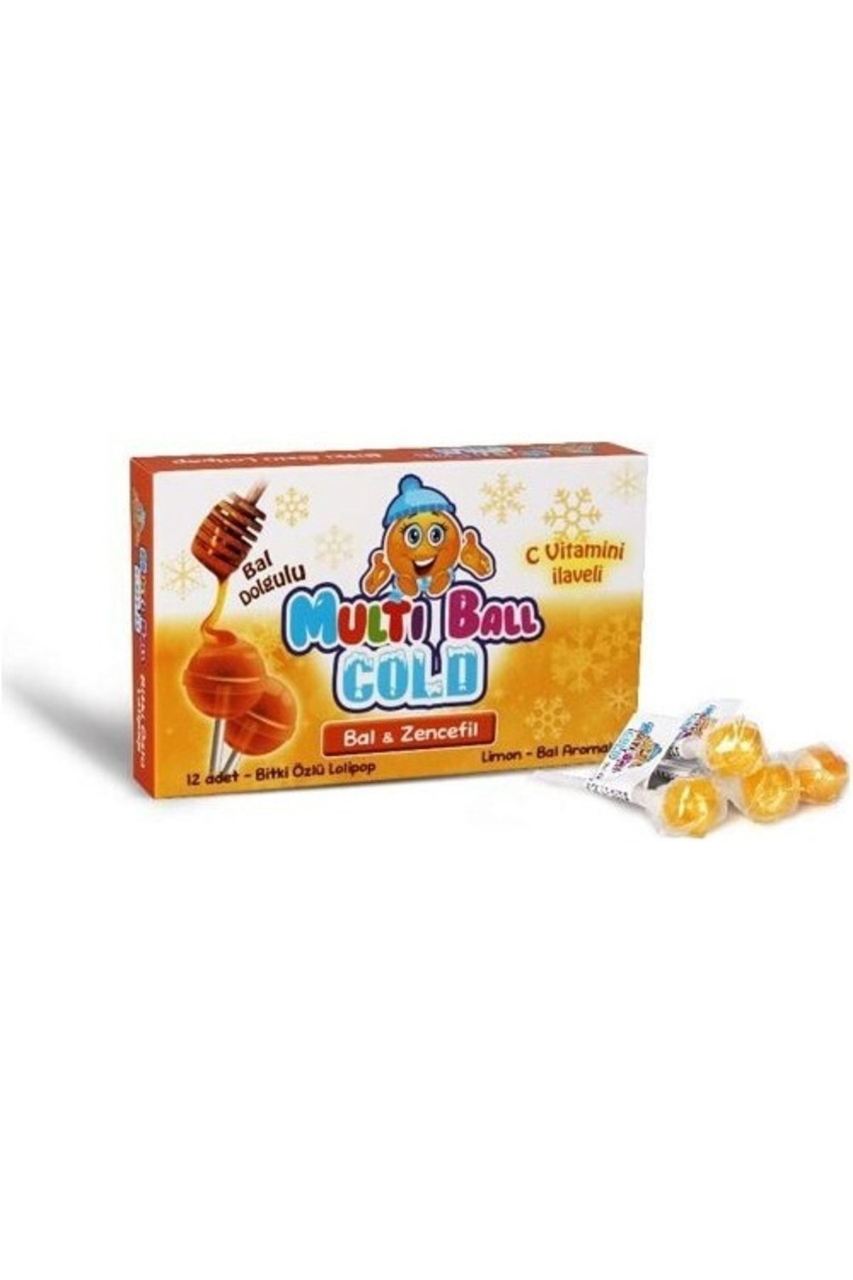 MULTIBALL COLD BAL - ZENCEFİL 12Lİ LOLİPOP