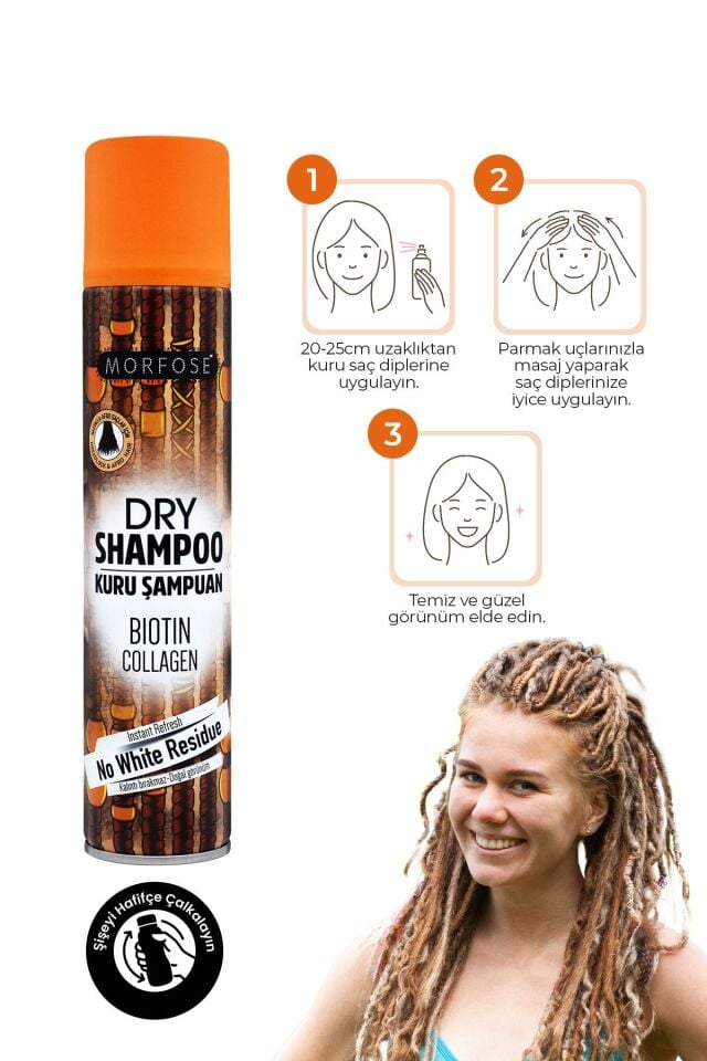 MORFOSE KURU ŞAMPUAN RASTALI SAÇLAR 200 ML