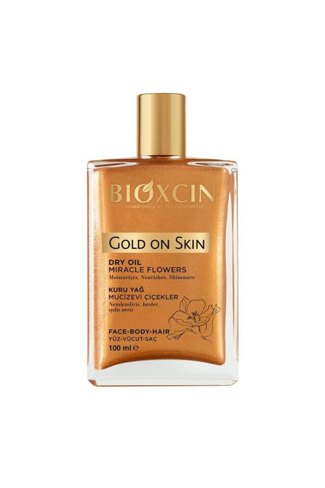 BİOXCİN GOLD ON SKİN ALTIN PARILTILI KURU YAĞ 100 ML