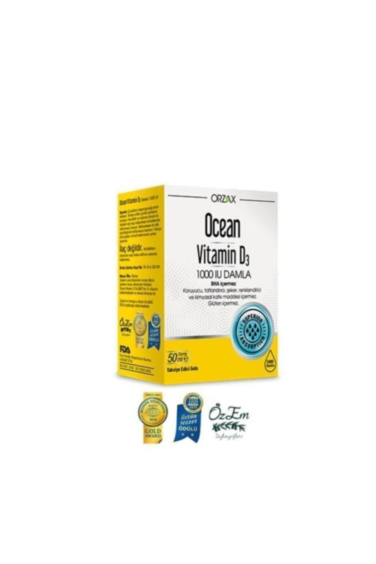 OCEAN VİTAMİN D 1000 IU DAMLA 50 ML