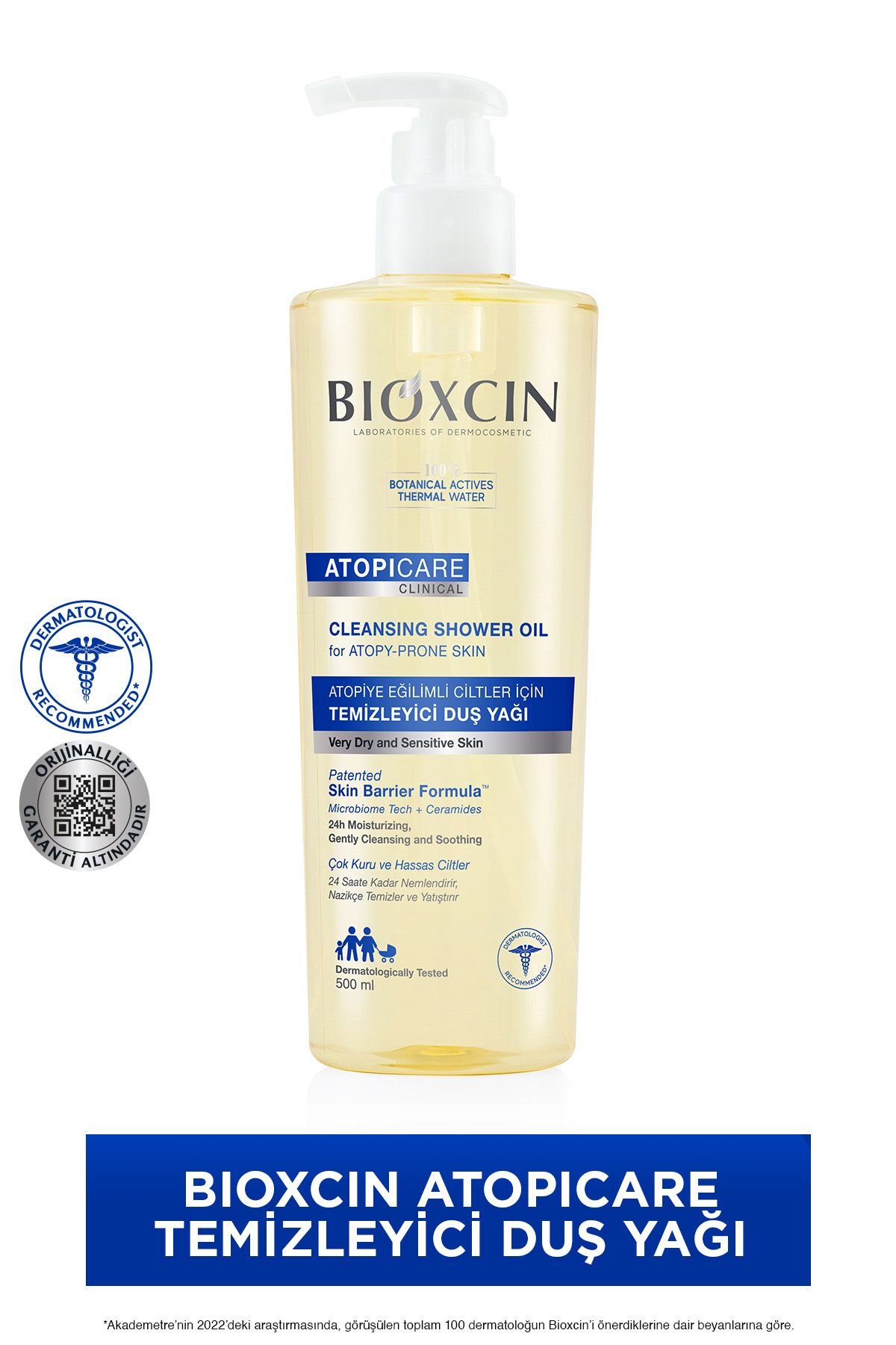 BIOXCIN ATOPICARE TEMİZLEYİCİ DUŞ YAĞI 500