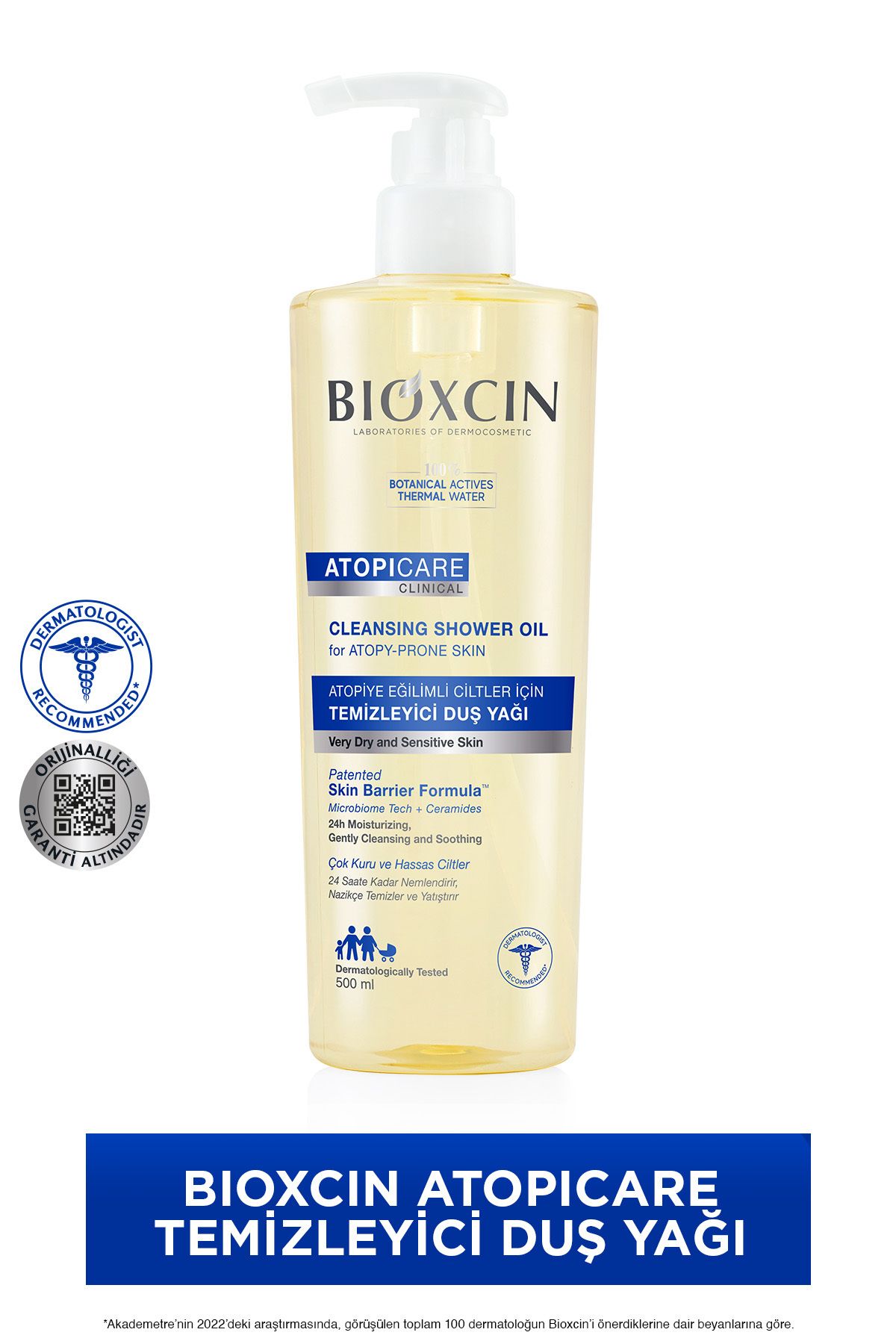 BIOXCIN ATOPICARE TEMİZLEYİCİ DUŞ YAĞI 500