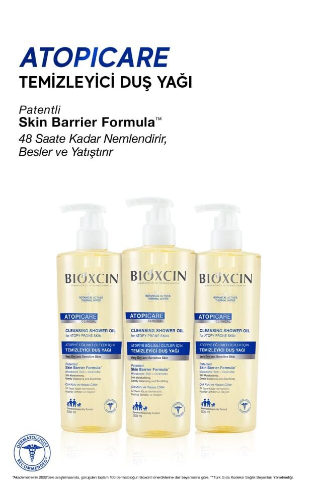 BIOXCIN ATOPICARE TEMİZLEYİCİ DUŞ YAĞI 500