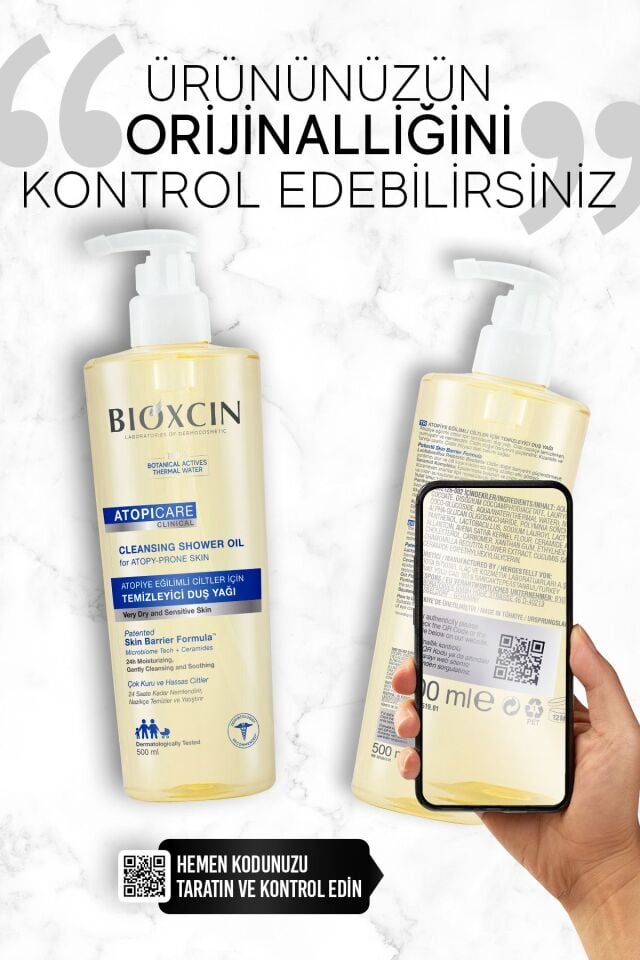 BIOXCIN ATOPICARE TEMİZLEYİCİ DUŞ YAĞI 500