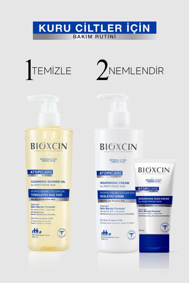 BIOXCIN ATOPICARE TEMİZLEYİCİ DUŞ YAĞI 500