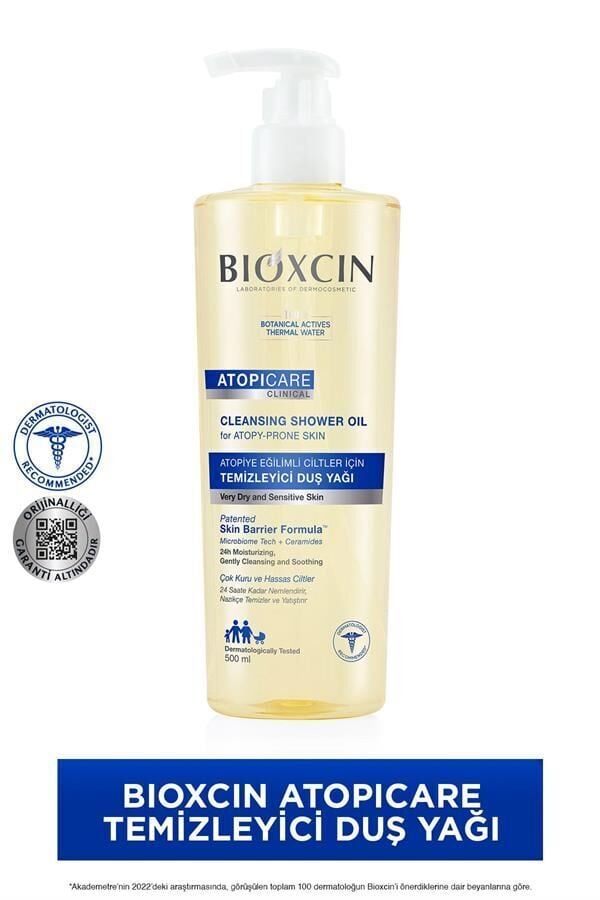 BIOXCIN ATOPICARE TEMİZLEYİCİ DUŞ YAĞI 500