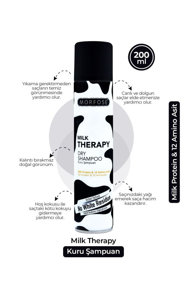 MORFOSE MILK THERAPY KURU ŞAMPUAN 200 ML