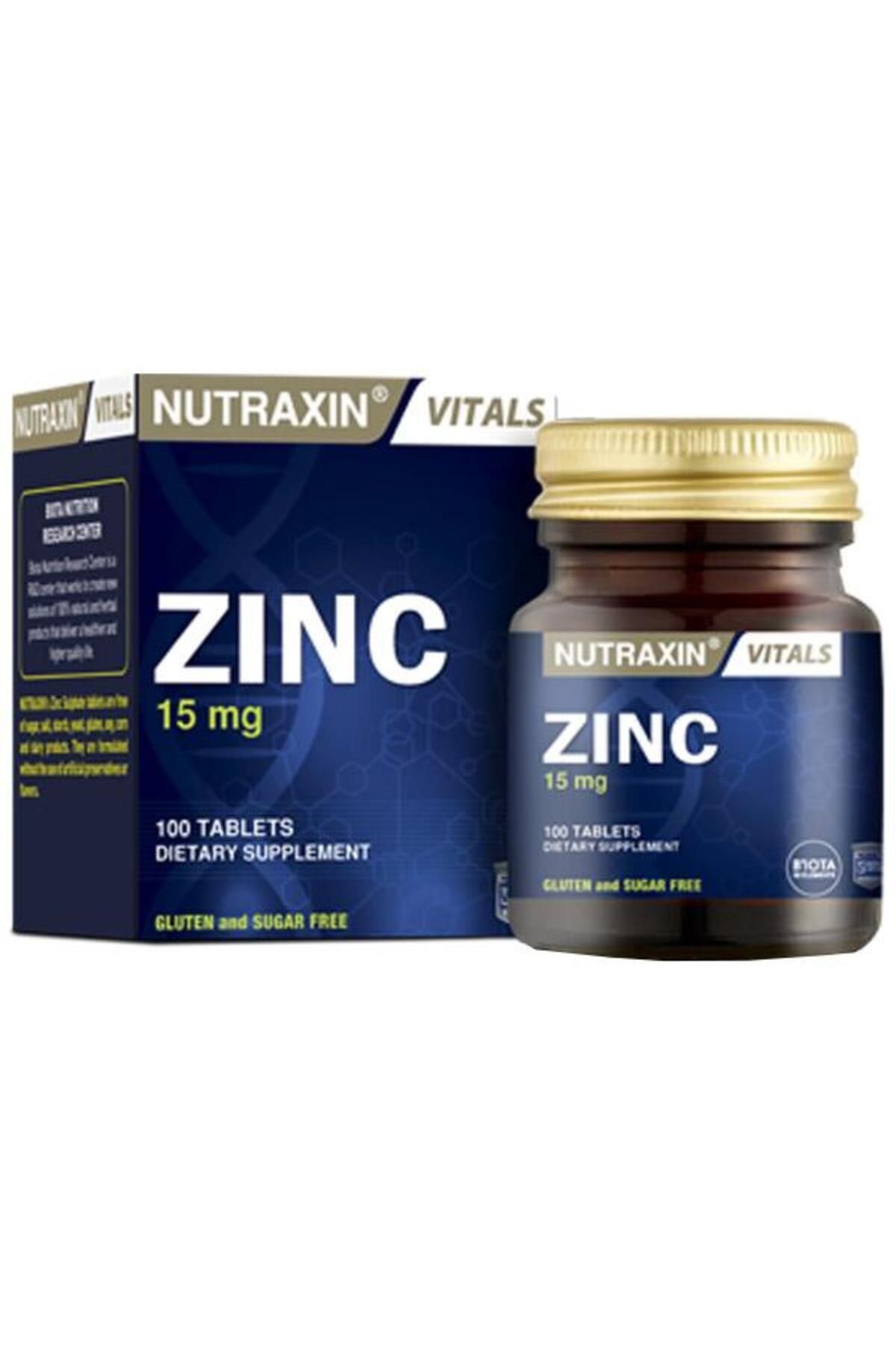 NUTRAXIN ZINC 15 MG 100 TABLET