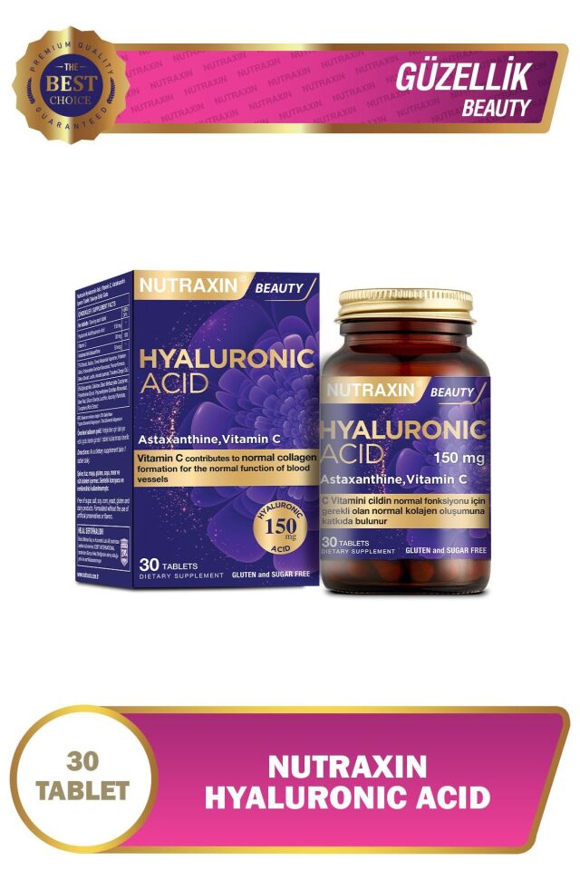 NUTRAXIN HYALURONIC ACID 30 TABLET