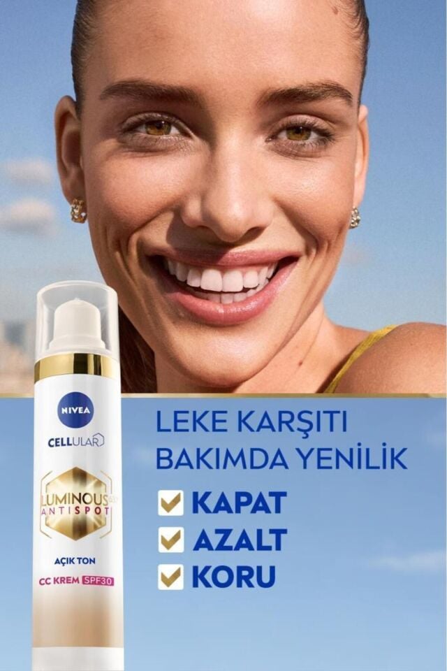 NIVEA LUMINOUS LEKE KARŞITI CC KREM AÇIK TON 40 ML