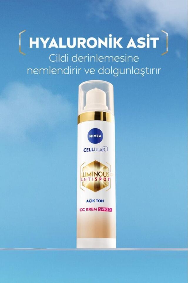 NIVEA LUMINOUS LEKE KARŞITI CC KREM AÇIK TON 40 ML