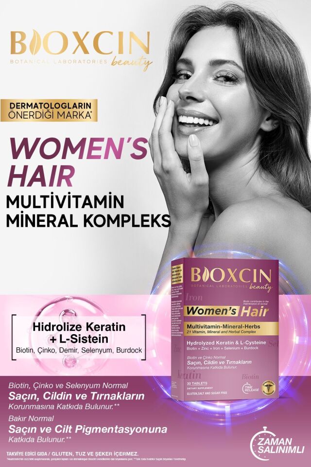 BİOXCİN WOMEN'S HAİR 30 TABLET