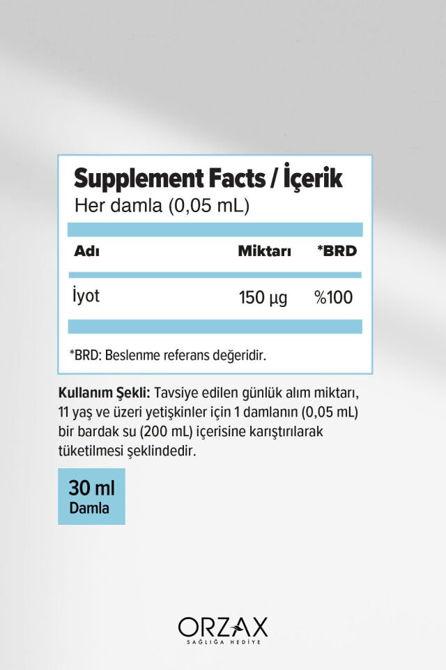 OCEAN IODINE 150 MCG DAMLA 30ML