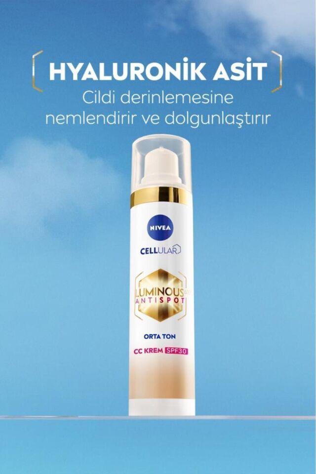NIVEA LUMINOUS LEKE KARŞITI CC KREM ORTA TON 40 ML