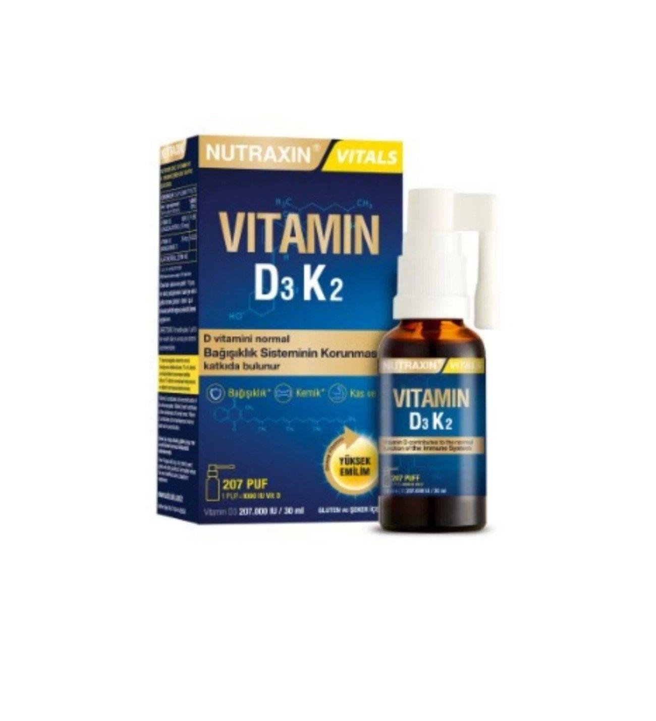 NUTRAXIN D3K2 VITAMIN 30 ML