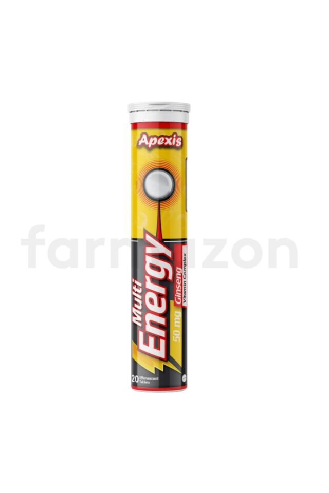 APEXİS MULTİ ENERGY GİNSENG 20 EFERVESAN TABLET