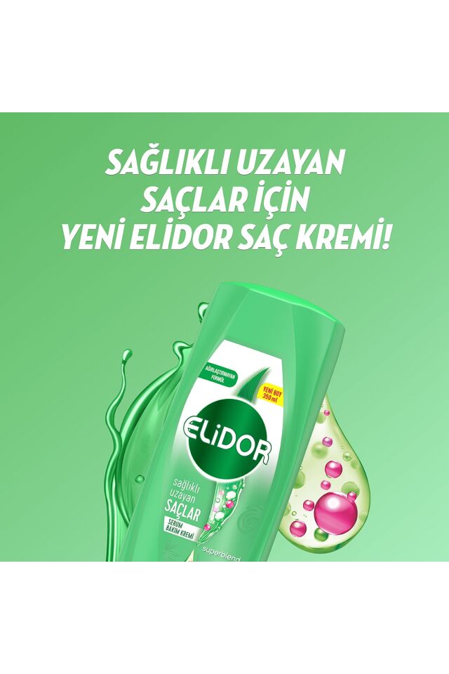 ELİDOR SAĞLIKLI UZAYAN SAÇLAR SAÇ KREMİ 350 ML