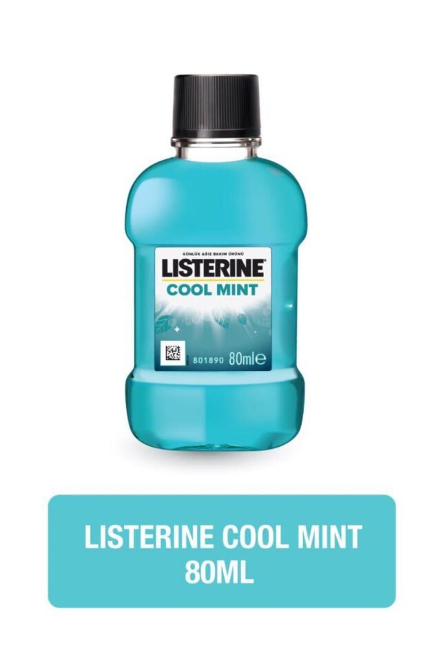 LISTERINE COOL MINT YESIL 80 ML AGIZ BAKIM SUYU